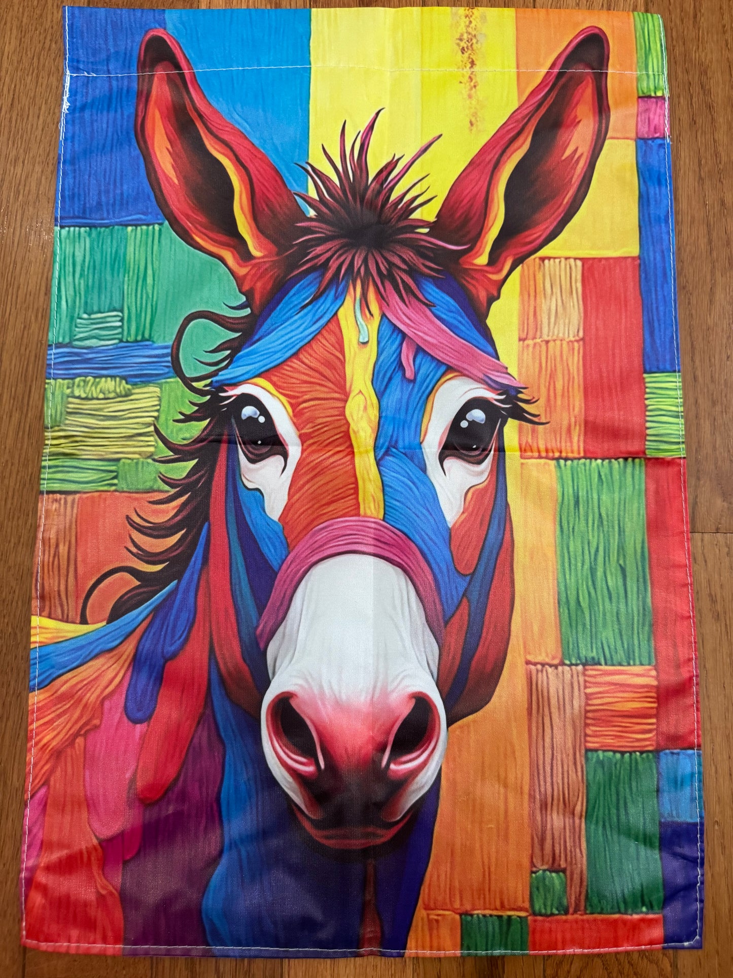 Donkey Garden Flag - Vinyl