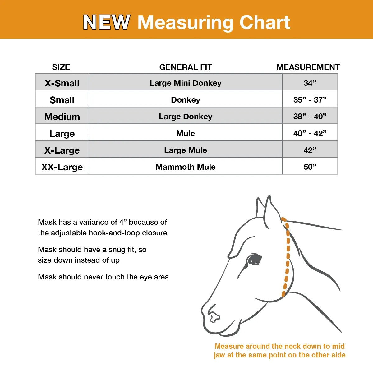 Cashel Quite Ride Mule/Donkey Fly Mask Long with Ears