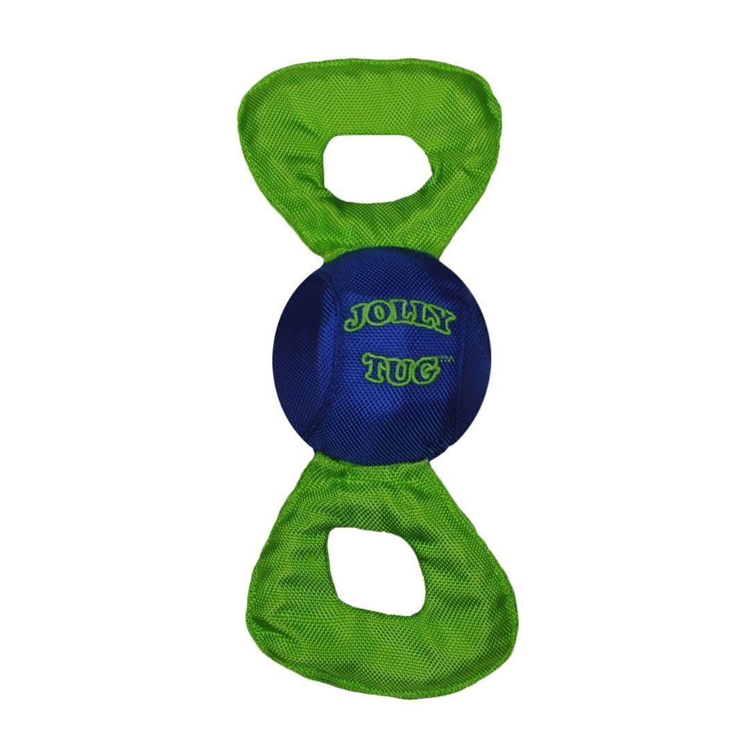 Jolly tug toy blue green