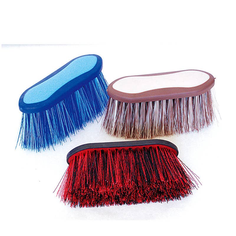 Tuffrider dandy flick brush - rubber handle