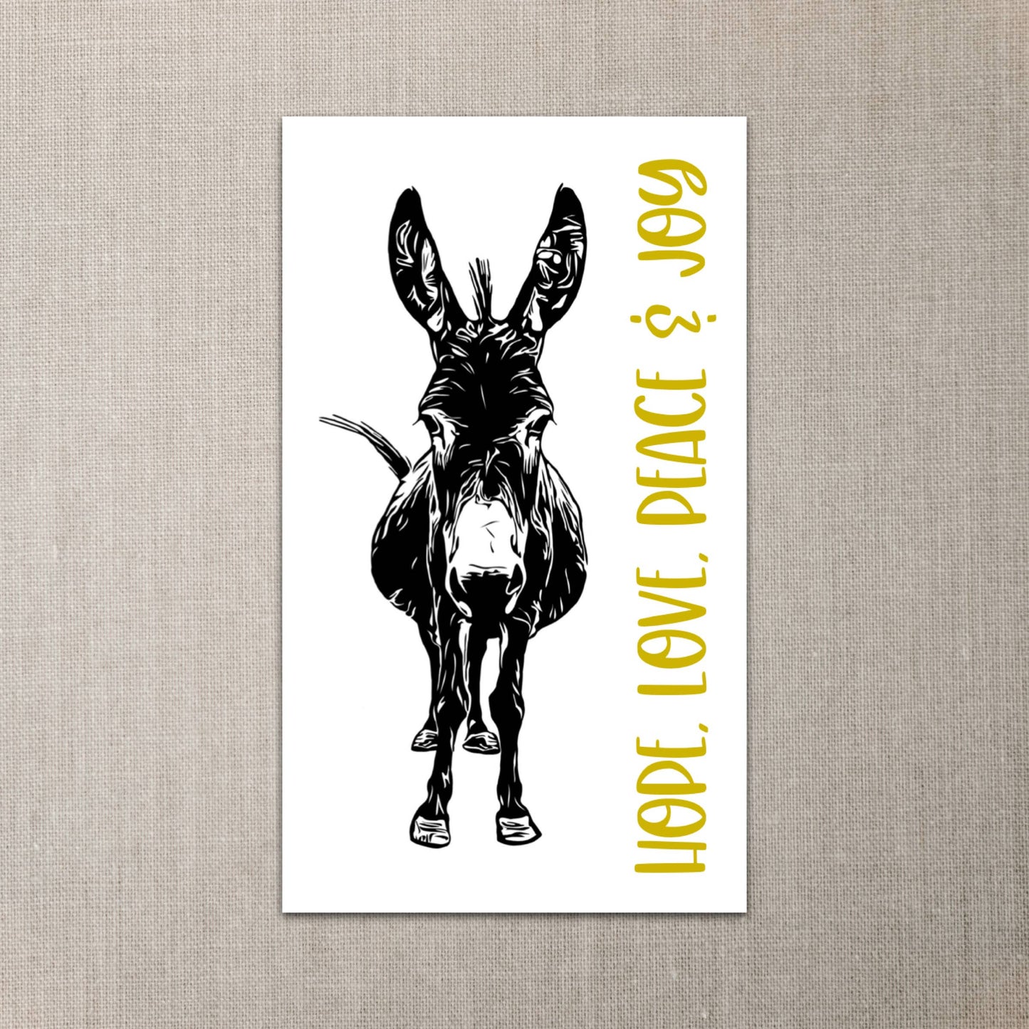 "Murphy" Donkey Holiday Mini Notes