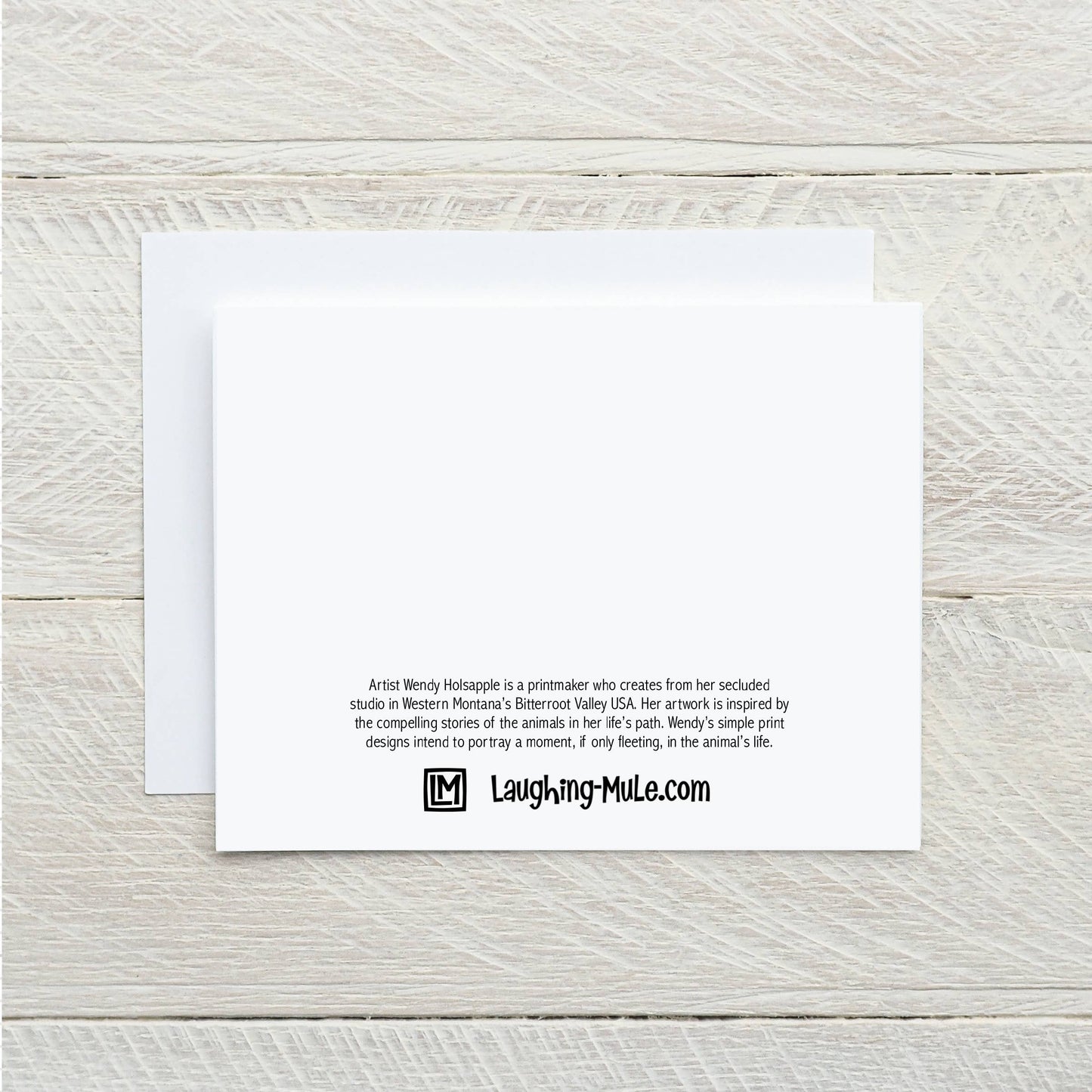 "Sam" Mule Notecard (Package of 6)