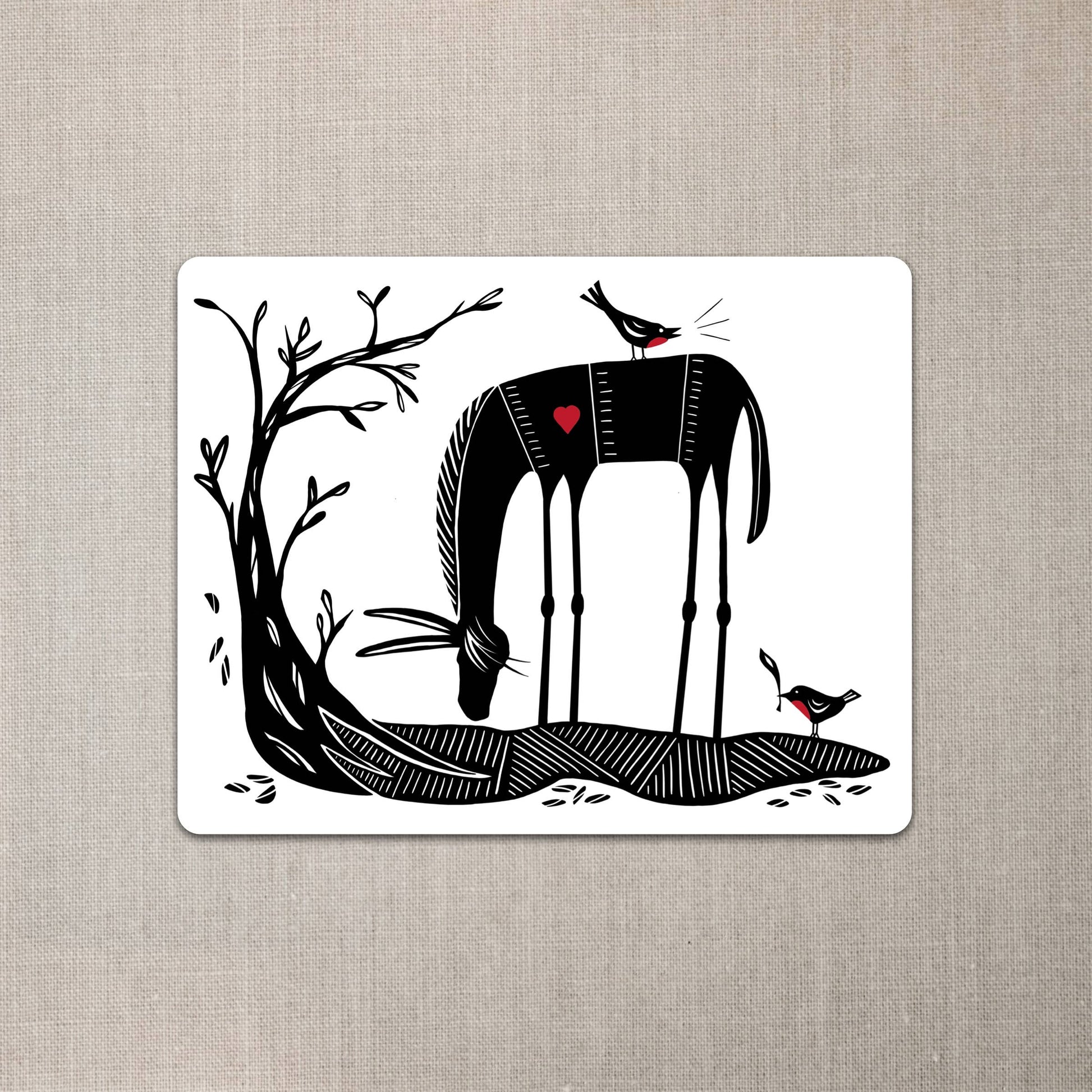 Donkey sticker -love