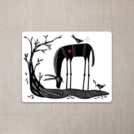Donkey sticker -love