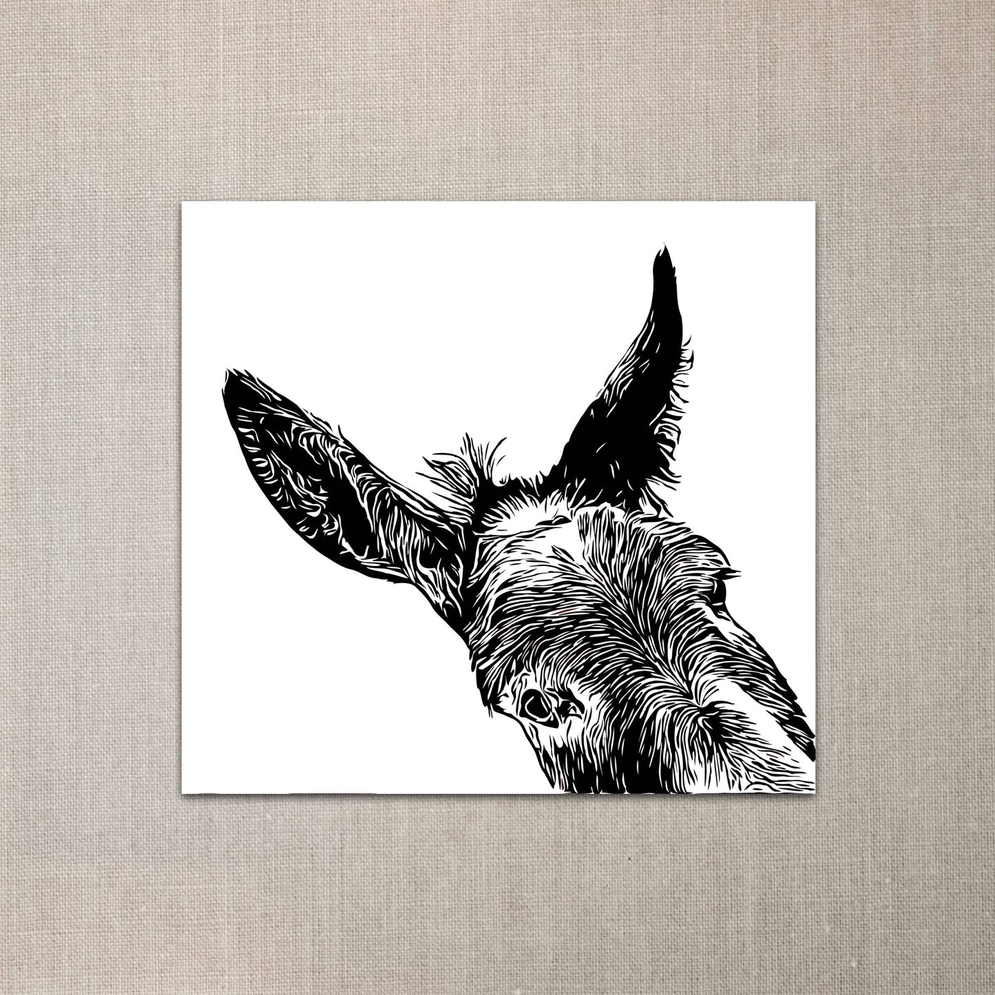 Donkey sticker -sam