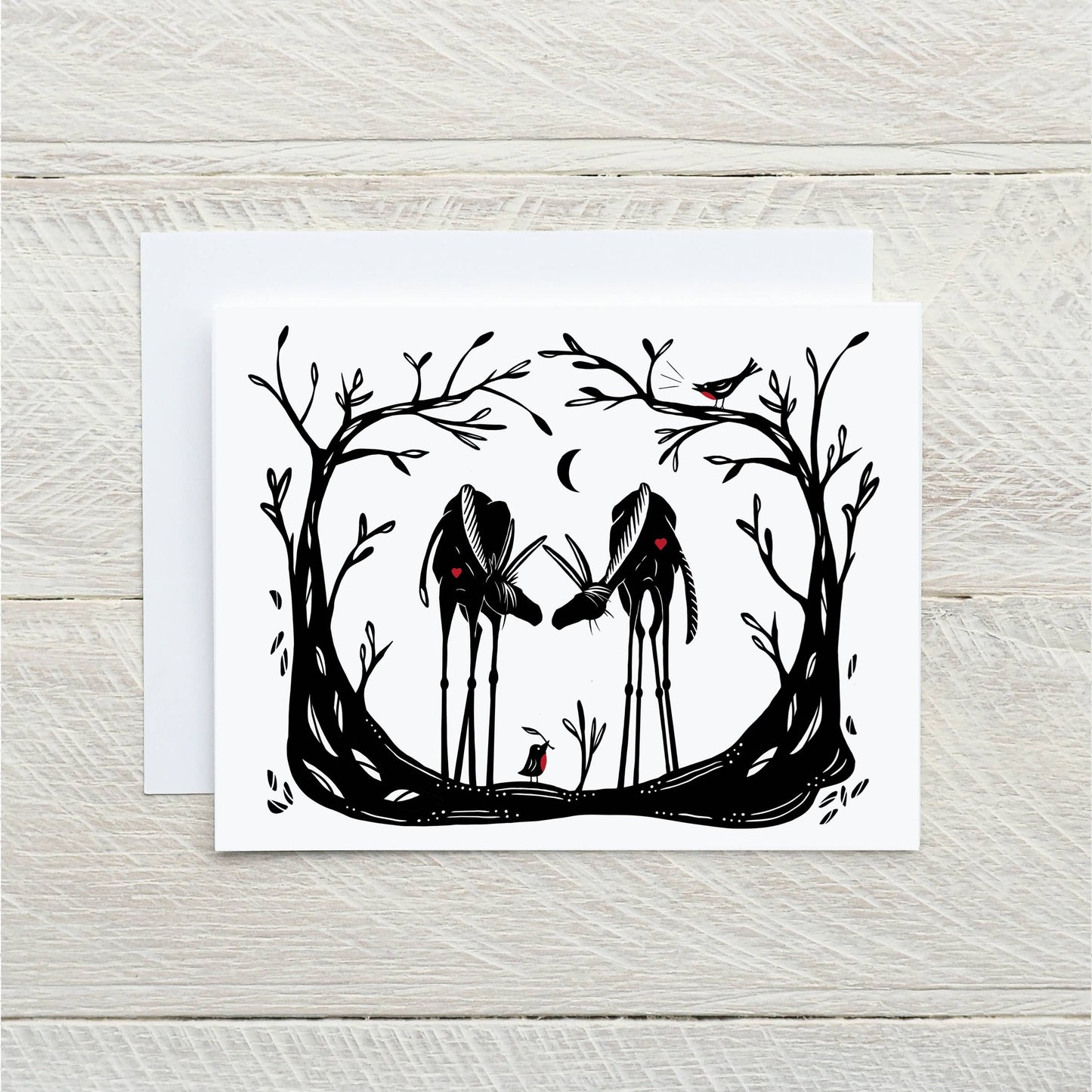 "Donkey Love 3" Notecard (Package of 6)