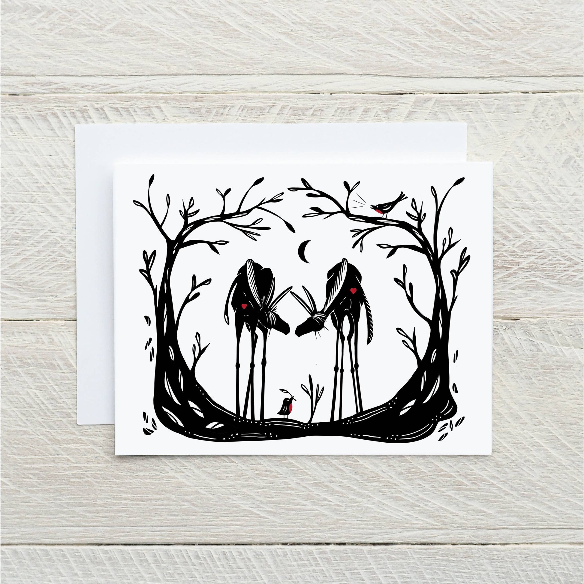 Donkey love 3 notecard front
