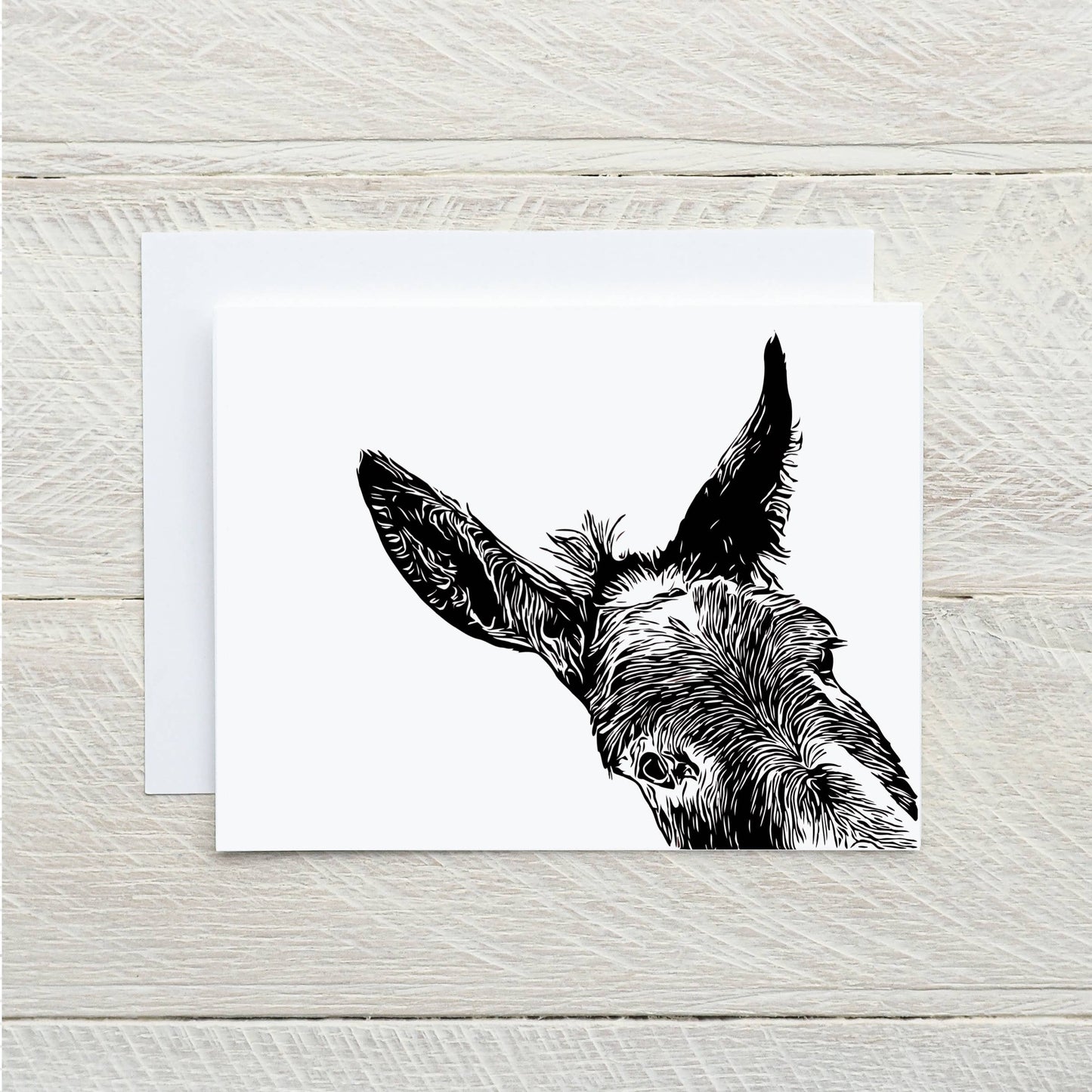"Sam" Mule Notecard (Package of 6)