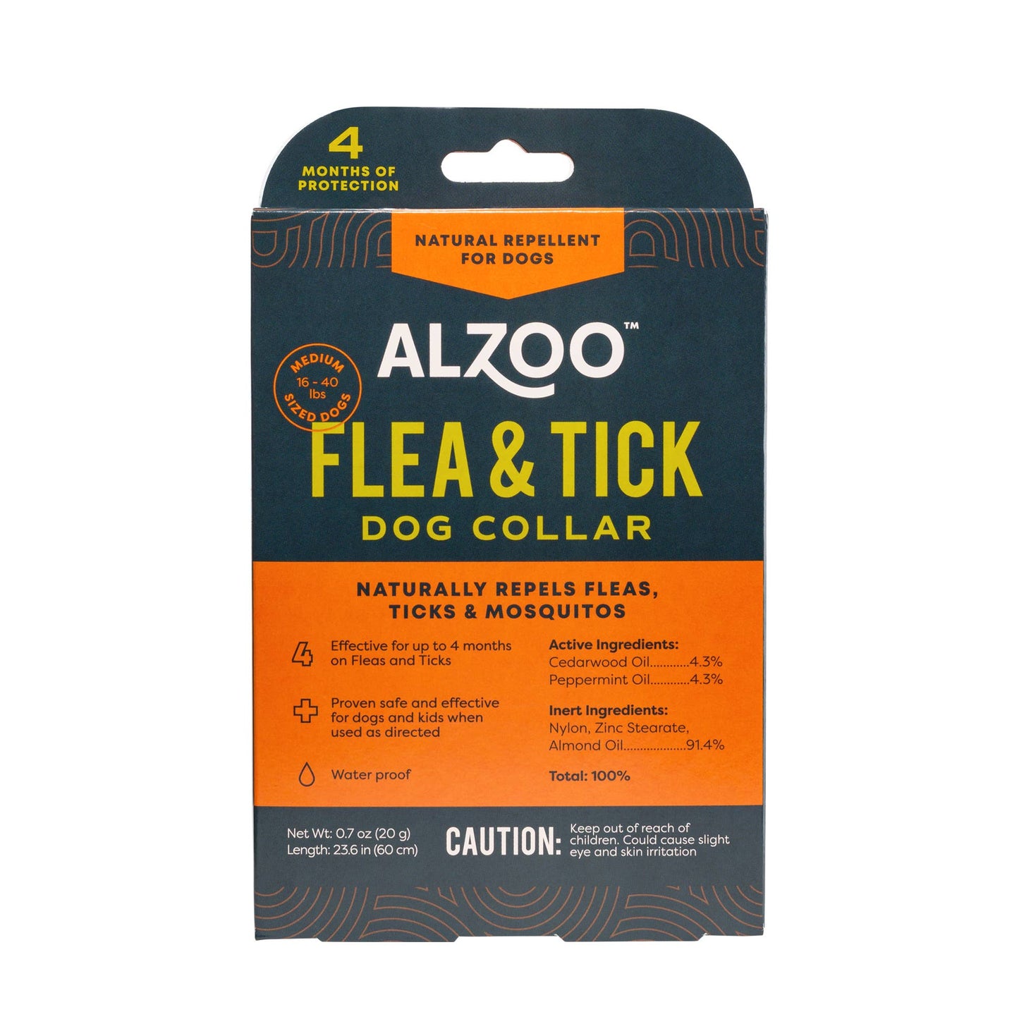 ALZOO flea and tick dog collar