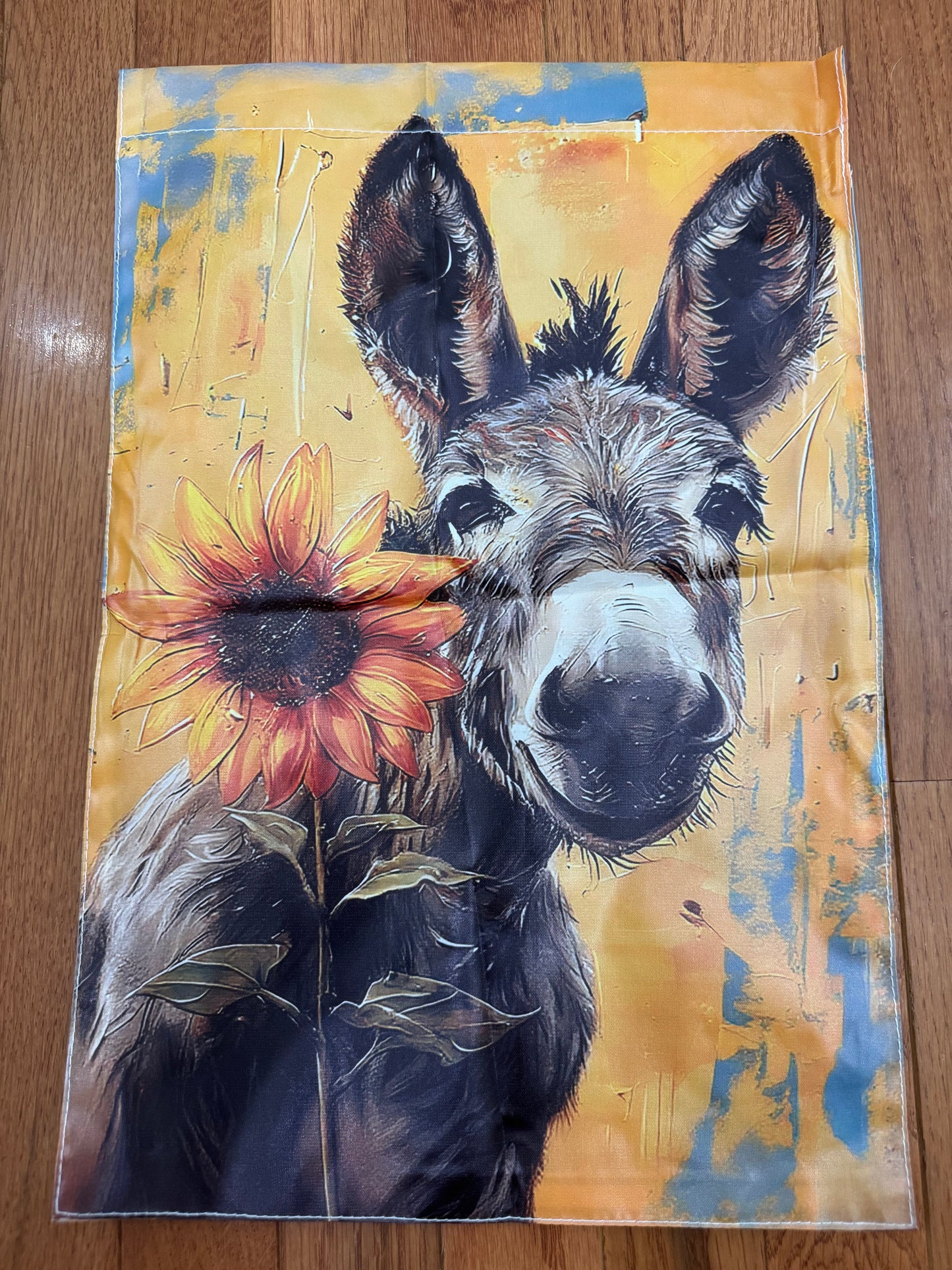 Donkey Garden Flag - Vinyl