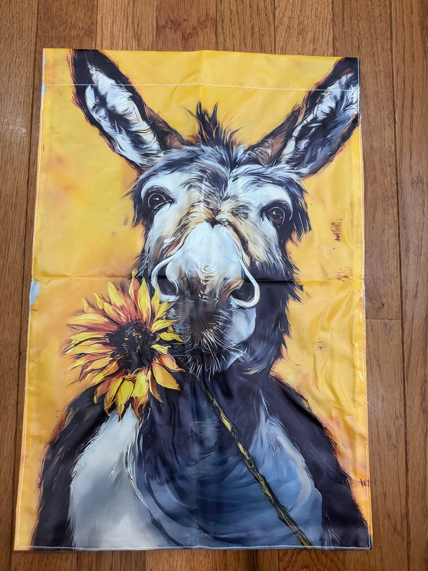Donkey Garden Flag - Vinyl