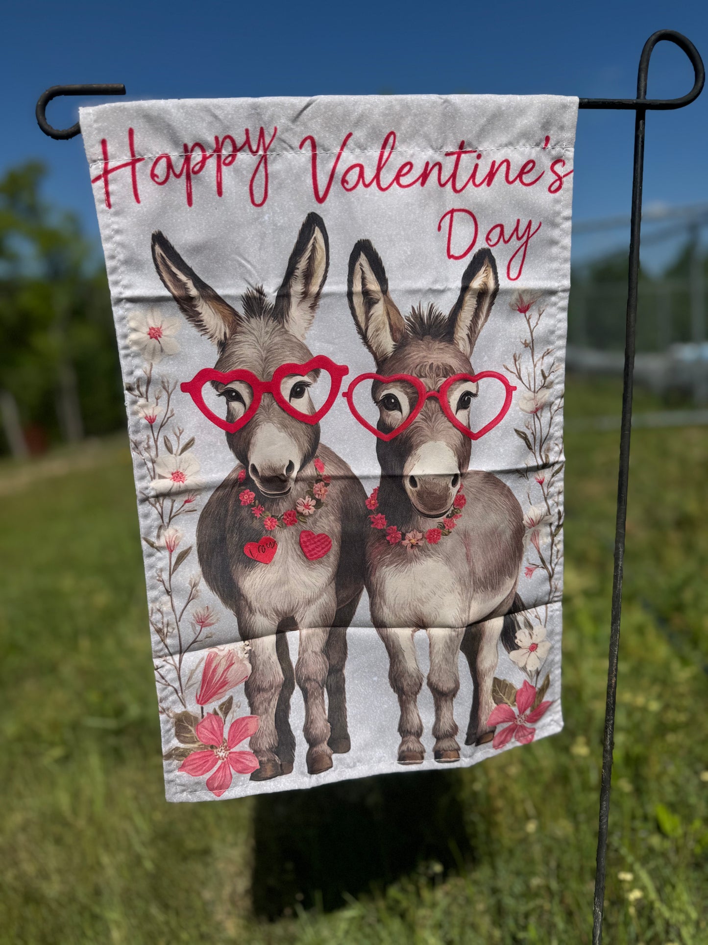 Donkey Garden Flag- Fabric