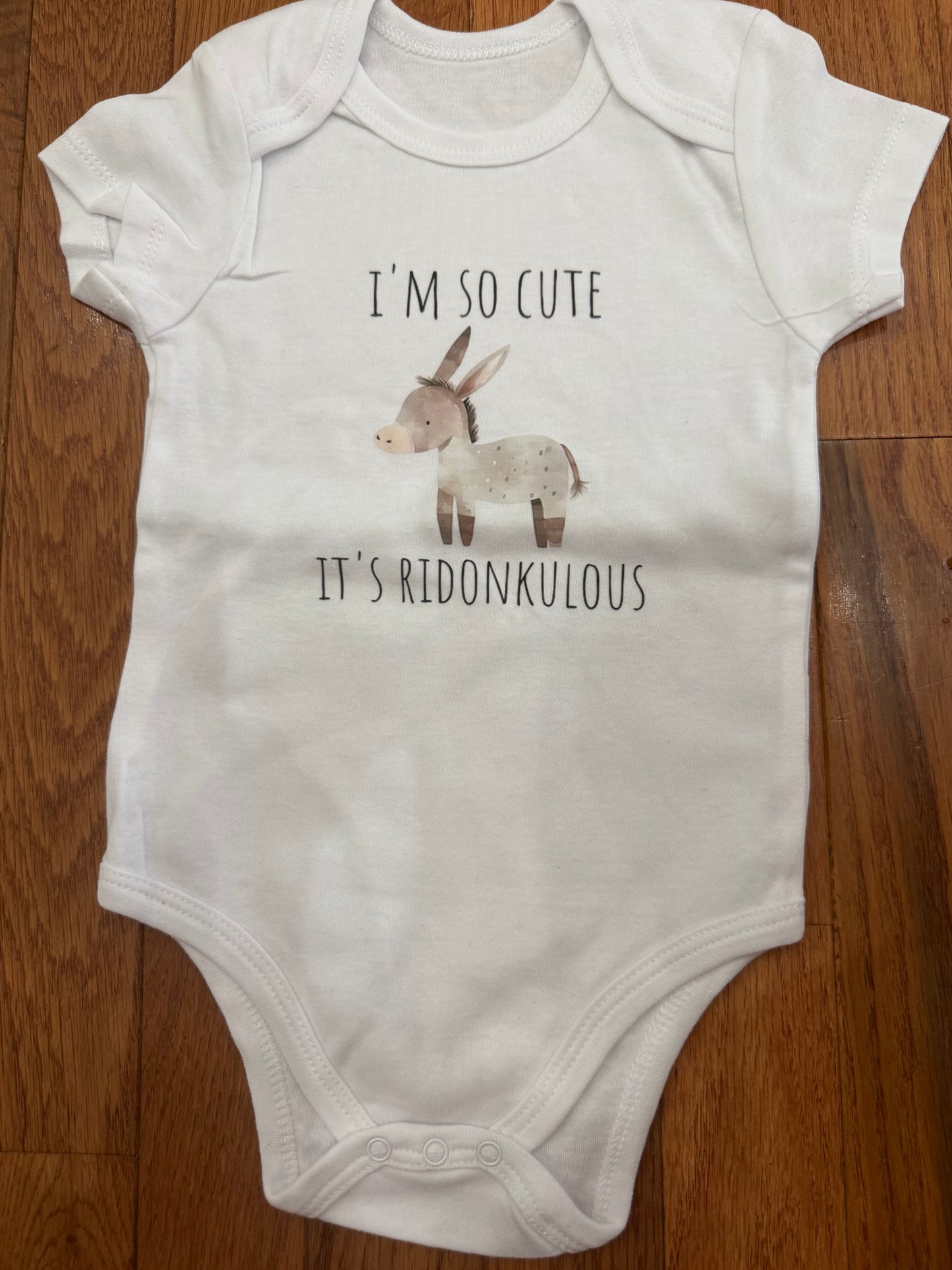 Donkey Baby Onesies