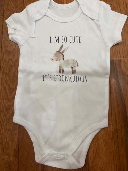 Donkey Baby Onesies