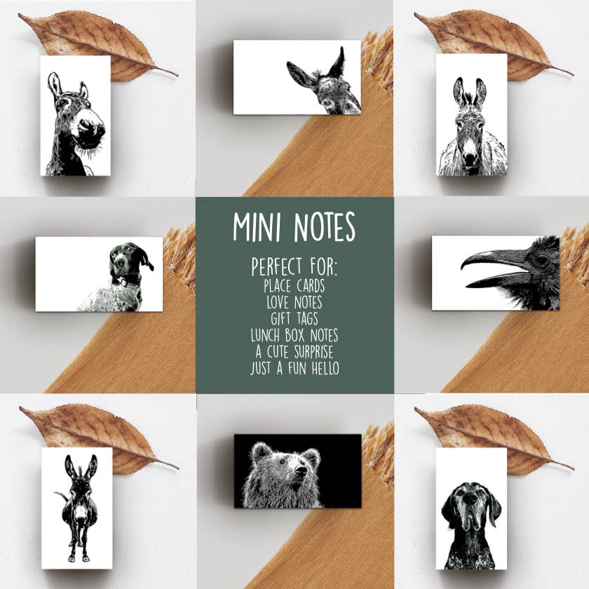 "Sam" Donkey Mini Notes