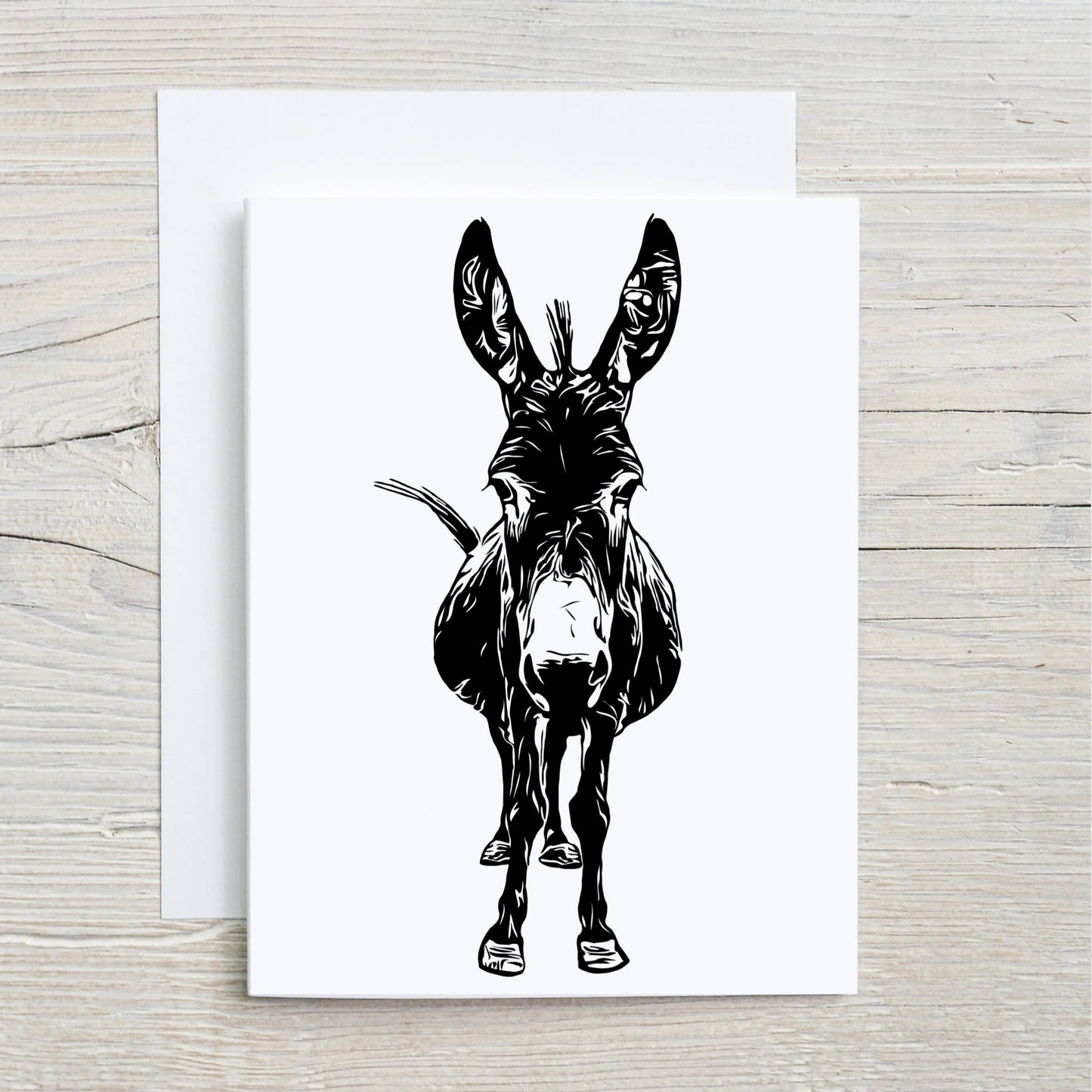 Murphy donkey notecard front