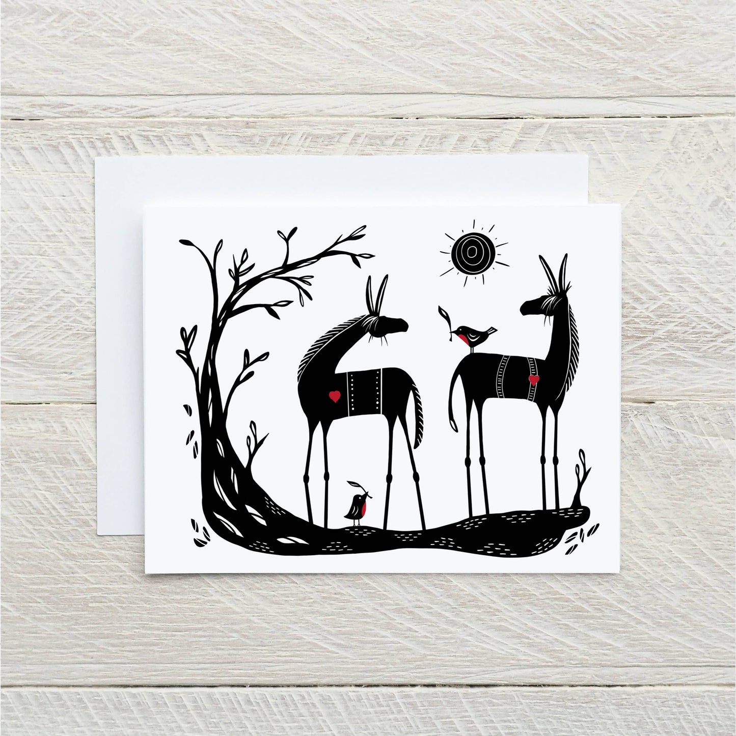 "Donkey Love 2" Notecard (Package of 6)